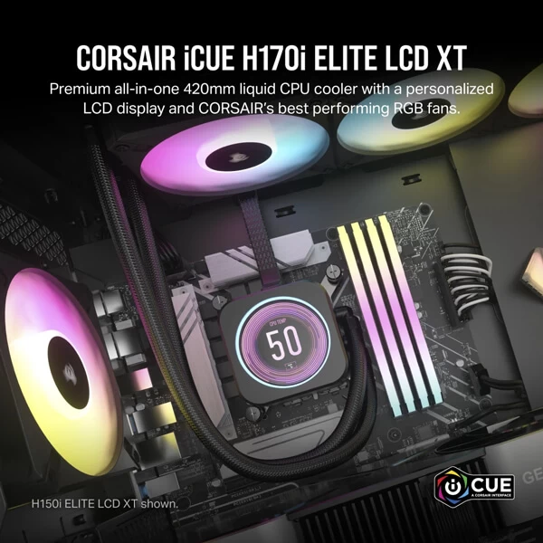 Corsair-iCUE-H170i-Elite-LCD-XT-Display-420mm-CPU-Liquid-Cooler-Black-4.webp