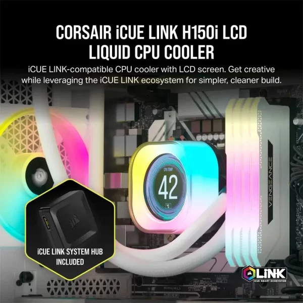 Corsair-iCUE-LINK-H150i-LCD-360mm-CPU-Liquid-Cooler-White-2-1-600x600-1.webp
