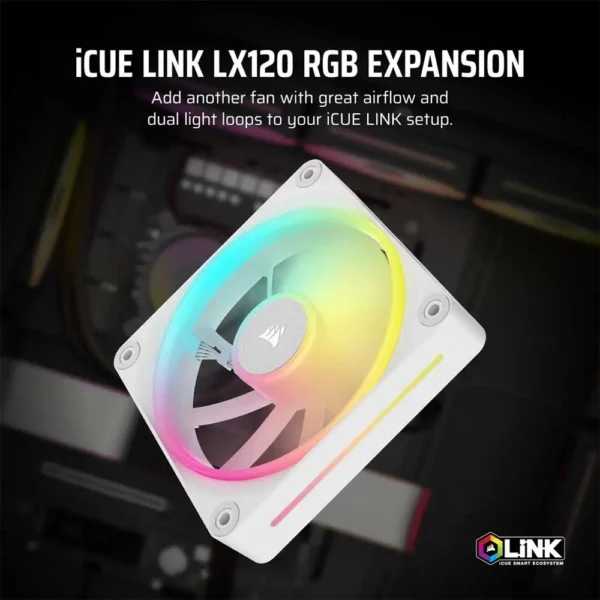 Corsair-iCUE-LINK-LX120-RGB-120mm-PWM-Single-Fan-Expansion-White-2-600x600-1.webp